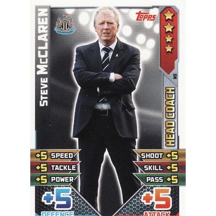Match Attax 2015/2016 Extra M11 Steve McClaren Newcastle United