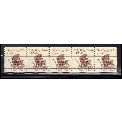 1902a 7.4c Baby Buggy Fine MNH Dry Gum PNC 2/5 X1461