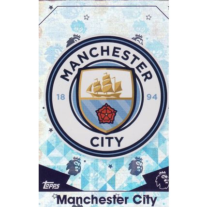 Match Attax 2016/2017 163 Manchester City Club Badge