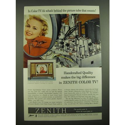 1962 Zenith Bellevue Model 6040 Television Advertisement