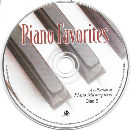 20 Piano Favorites CD 5 -Madacy Special Products # HFP2 3379 - CD Album