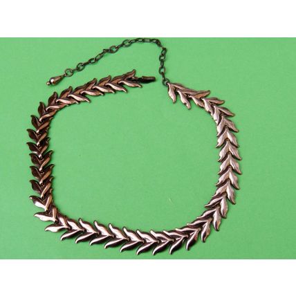 Renoir ( USA ) Copper Necklace Vintage 1950’s 60’s. Stunning Celtic Red Hair ?