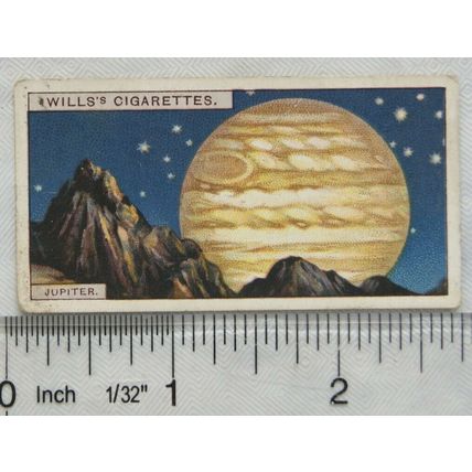 1928 Wills Romance of the Heavens No. 18 Jupiter