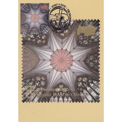 York Yorkshire Minster Mystery Plays First Day Cover Postcard