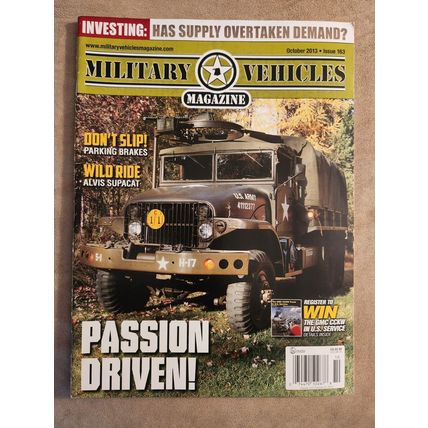 Military Vehicles Magazine October 2013 – Passion Driven!