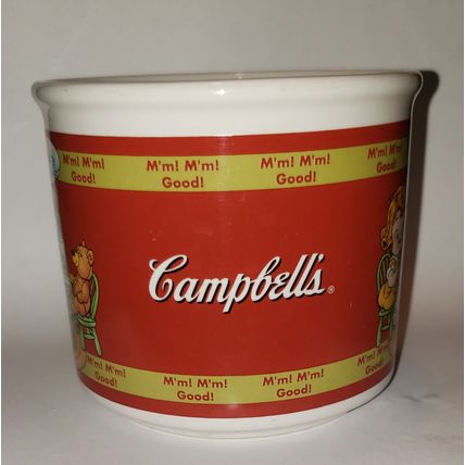 VINTAGE CAMPBELL'S SOUP COFFEE TEA HOT COCOA MUG CUP MINI BOWL 1998 M'm M'm GOOD
