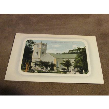 Early Postcard - St John's Church, Pembroke - Bermuda