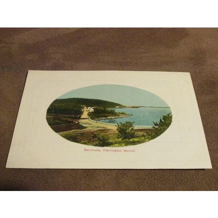 Early Postcard - Harrington Sound scene - Bermuda