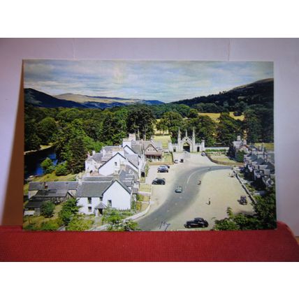 KENMORE VILLAGE, PERTHSHIRE, SCOTLAND unused vintage postcard J. Arthur Dixon #