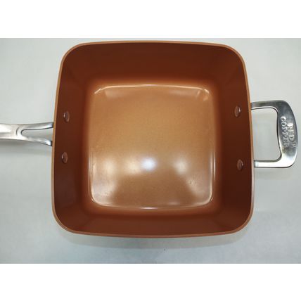 3 Piece Deep Fryer 10" Square Stove Top Pan EXCELLENT CONDITION!