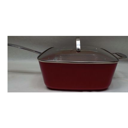 3 Piece Deep Fryer 10" Square Stove Top Pan EXCELLENT CONDITION!