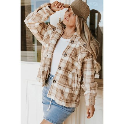 Rose U Neck Textured Long Sleeve Top