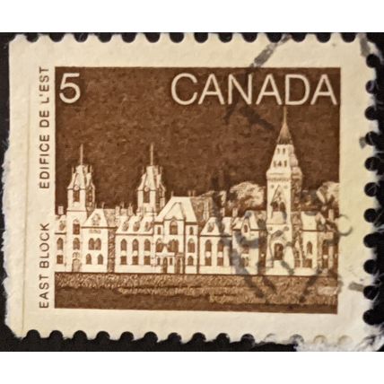 Stamp Canada SG1149 1985 5c Parliament Buildings Used