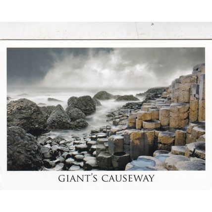Giants Causeway Northern Ireland Postcard posted 2002 creased