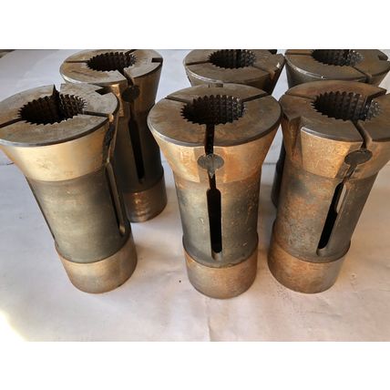 NEW WCT 1-23/64" ACME GRIDLEY COLLETS,1-5/8" CONE,AK