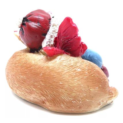 Miniature Christmas Fairy Sleeping with a Fawn Figurine 4 CM Ornament Gift Home