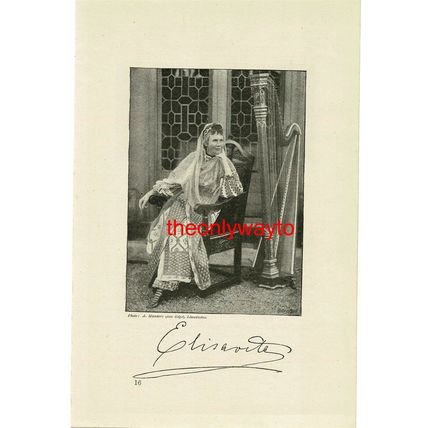 Elizabeth, Queen Of Roumania (Carmen Sylva), Book Illustration (Print), 1895
