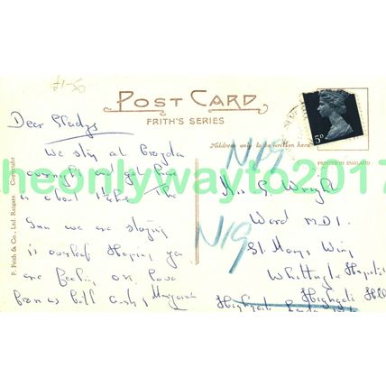 Star Inn, Alfriston, Sussex, England, Postcard, Frith