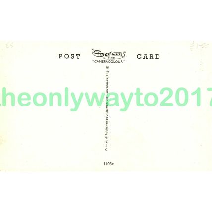 Star Inn, Alfriston, Sussex, England, Postcard, Salmon Cameracolour