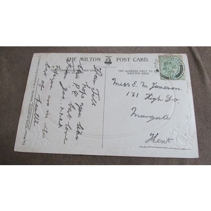 1909 fr Milton Postcard - Margate from Flagstaff - Kent