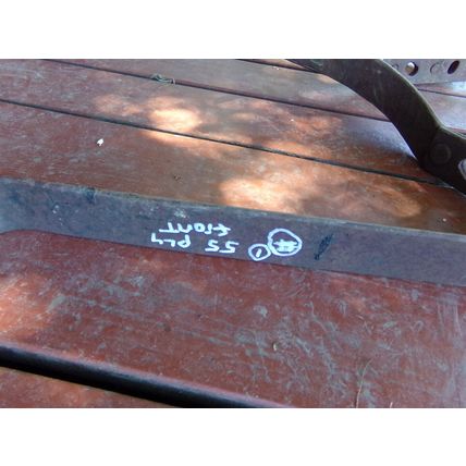 1955 Plymouth Front Bumper Brackets OEM Savoy Plaza Belvedere 1956