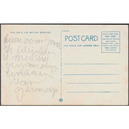 Alhambra City High School, Alhambra, California, 1924 - Curt Teich Postcard