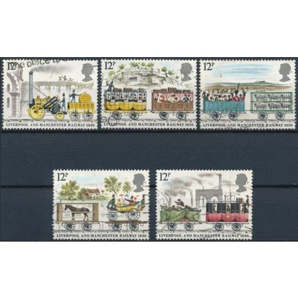 150th Anniv of The Liverpool-Manchester Railroad - GB 1980 - F H - SG 1113/7