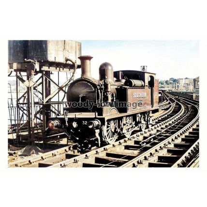 ptc7022 - I.O.W. - Steam Locomotive No.32 at Ryde Pier Head - print 6x4