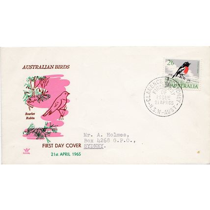Australia 1965 F.D.C. Australian Birds
