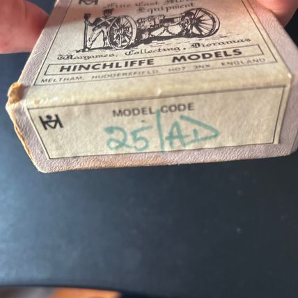 25mm Hinchliffe Ancients SPARTAN HOPLITES 7 Metal figures with Dory spears Boxed