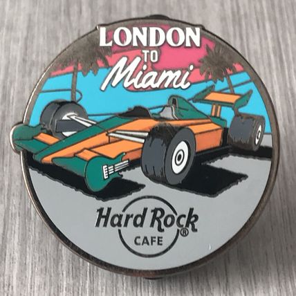 Hard Rock Cafe HRC Racing London to Miami pin LE 2022 Gc