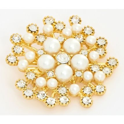 ANDREA BUCCI 18ct Gold Plated Starburst Brooch - New in Box