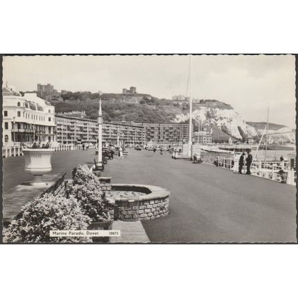 Marine Parade, Dover, Kent, 1961 - RP Postcard