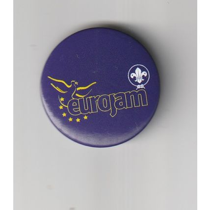 Scout Metal Pin Badge UK - EuroJam - Used (H2)