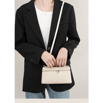 Women Genuine Leather Crossbody Bags Women's Tote Shoulder Bag White