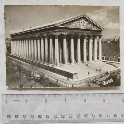 1951 postcard Paris, Madeleine Church