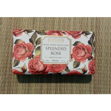 Rose Soap Fine Triple Milled 260g Splendid Rose Hopificio