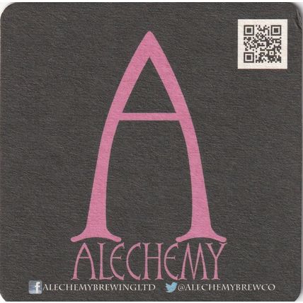 BEER MAT - ALECHEMY BREWING - TALISMAN LAGER - (Cat No 006) - (2015)