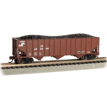 Bachmann USA 18752 Bethlehem Steel 100-Ton 3-Bay Hopper Conrail N Gauge - NEW