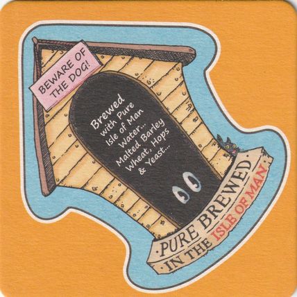 BEER MAT - DOGHOUSE BREWERY (ISLE OF MAN) - (Cat 001) - (2013)
