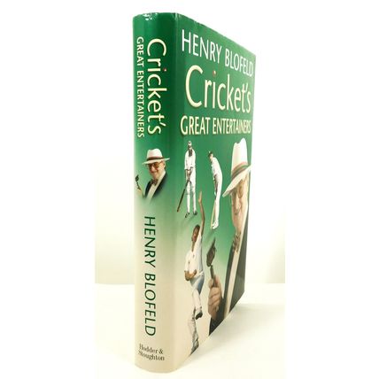 Signed First Edition Book Crickets Great Entertainers Henry Blofeld HBDJ