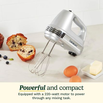 Cuisinart HM-90BCS Power Advantage plus 9-Speed Handheld Mixer with Storage Case