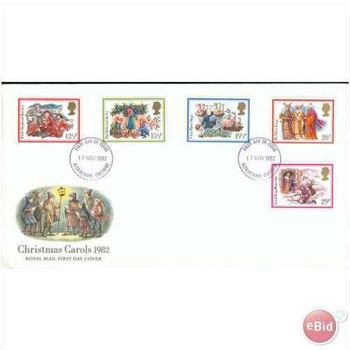 GB FDC 1982 - Christmas Carols - (mint) Cheshire
