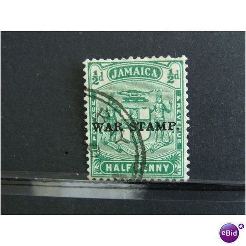 JAMAICA SG 068 USED war stamp