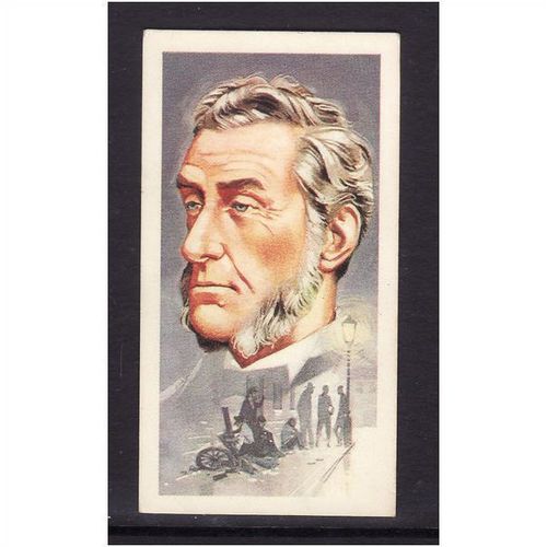 Brook Bond Famous People Lord Shaftesbury Card No 1 Mint