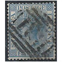 Sierra Leone 1876 SG21 4d Blue Good Used ..