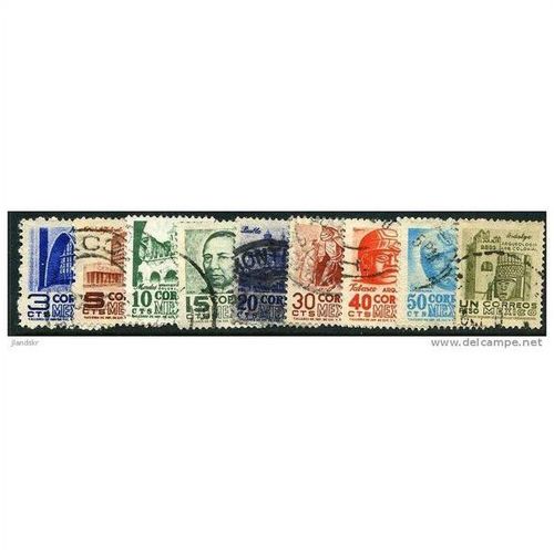 1950/1975 9 different values - #5 fine used (o)