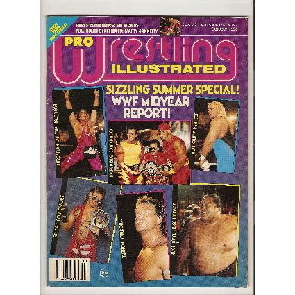 PRO WRESTLING ILLUSTRATED magazine OCTOBER 1993 WWF MIDYEAR REPORT