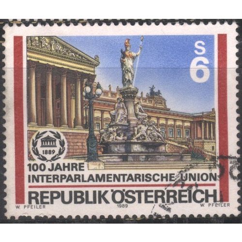 Austria 1989 - SG2203 - 6s Multi - Parliament Building, Vienna - used