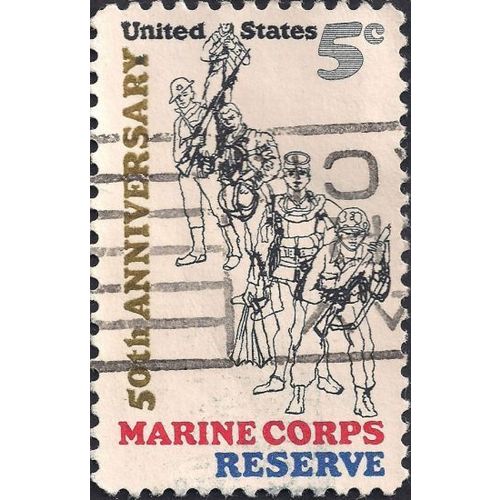 USA, Marine Corps Reserve, gold 1966, 5c, #3